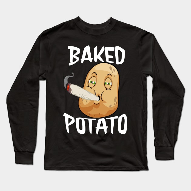 Baked Potato Long Sleeve T-Shirt by Pedro Stewart shop